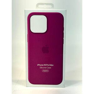 Apple iPhone 16 Pro Max Silicone Case with MagSafe - Fuchsia MYYX3ZM/A